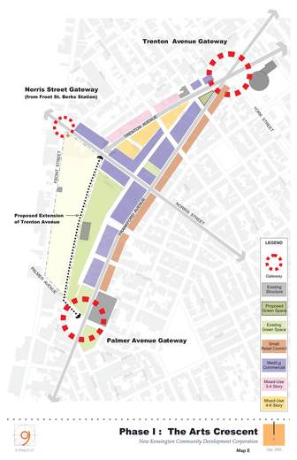 Phase I, the Arts Crescent