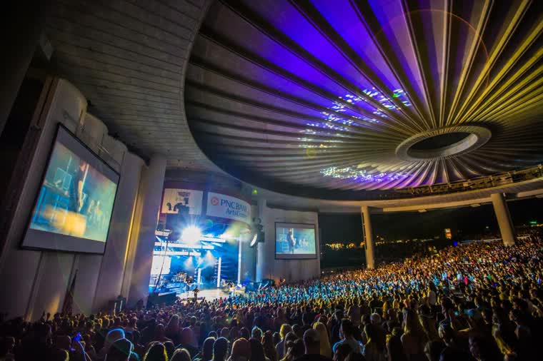 PNC Bank Arts Center amphitheater, Holmdel, New Jersey